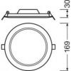 Oprawa oświetleniowa LED DOWNLIGHT SLIM ROUND 155 12 W 3000 K WT