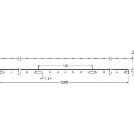 Oprawa oświetleniowa LED LINEARlight FLEX® POWER 3000 -G3-820-03