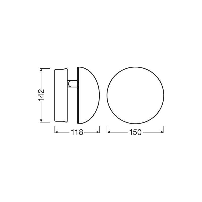 Oprawa oświetleniowa LED OUTDOOR FACADE INDIRECT 13 W 3000 K RD WT
