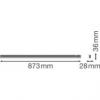Liniowa oprawa oświetleniowa LINEAR COMPACT SWITCH 900 12 W 3000 K
