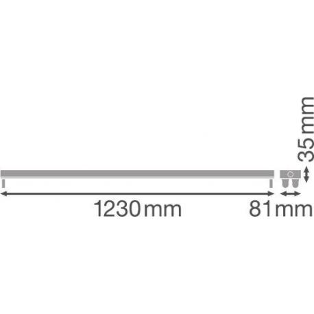 Liniowa oprawa oświetleniowa LINEAR HOUSING T8 LED 1200 2xTUBE