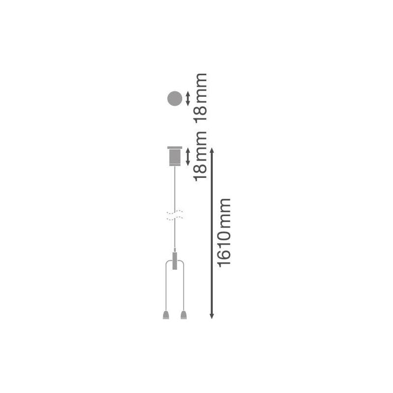 Liniowa oprawa oświetleniowa LINEAR IndiviLED® SUSPENSION WIRE Suspension Wire