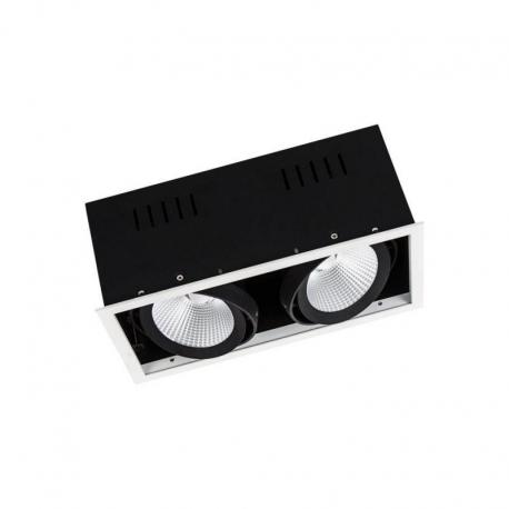 Naświetlacz, montaż SPOT MULTI 2x30W 3000K FL WT/BK