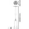 Panel LED SUSPENSION KIT 1200 Suspension Kit