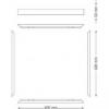 Panel LED SURFACE MOUNT KIT ECO CLASS 600 Surface Mount Kit ECO CLASS