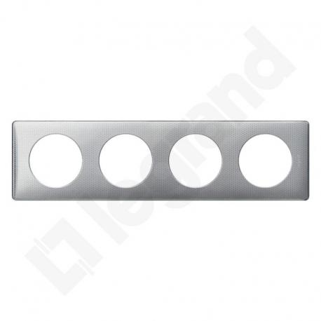 Celiane - Ramka poczwórna ANODISED TEKSTURA ALUMINIUM