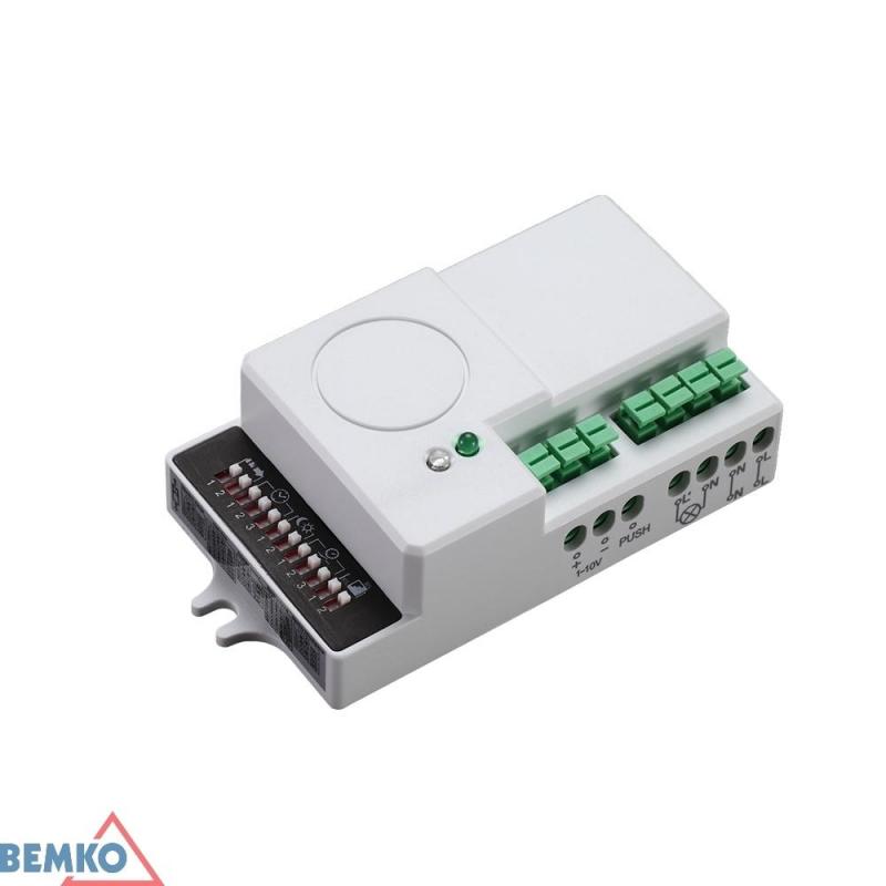 Bemko Czujnik Mikrofalowy 600W 360* Ip20 Prostokątny Biały Sterowanie 1-10V
