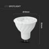 Żarówka LED V-TAC VT-257 Samsung Chip 6,5W GU5.3 6400K 450lm A+ 110°