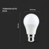 Żarówka LED V-TAC VT-259D Samsung Chip 9W B22 A60 3000K 806lm A+ 200°