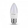 Żarówka LED V-TAC VT-289 Samsung Chip 5,5W E27 Candle 3000K 470lm A+ 200°