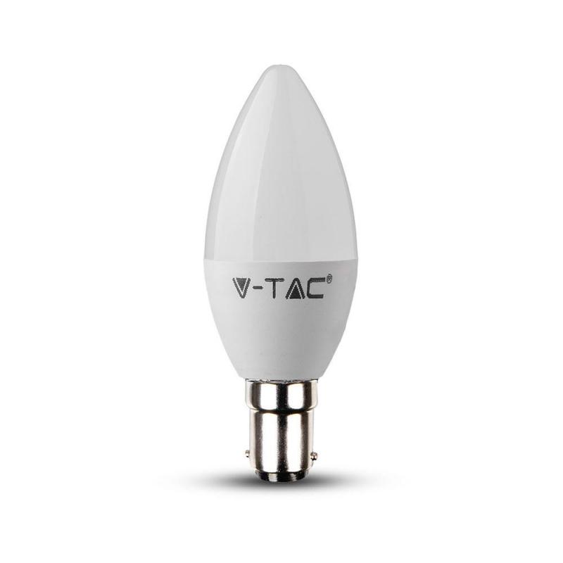 Żarówka LED V-TAC VT-299D Samsung Chip 5,5W B15 Candle 3000K 470lm A+ 200°