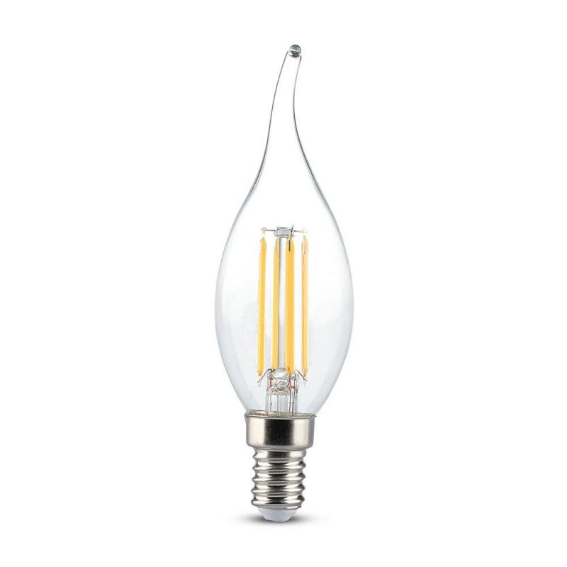 Żarówka LED V-TAC VT-1949 4W E14 Candle Flame 2200K 350lm A+ 300°