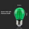 Żarówka LED V-TAC VT-2132 2W E27 G45 Green 60lm A+ 300°