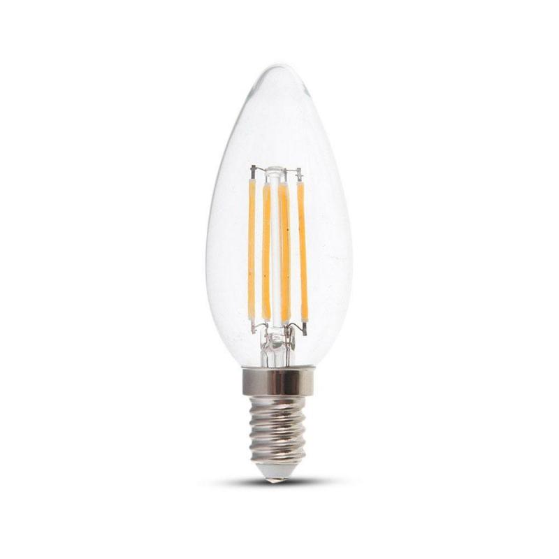 Żarówka LED V-TAC VT-2127 6W E14 Candle 2700K 600lm A+ 300°