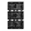 Karlik DECO Puszka instalacyjna podtynkowa 6 krotna (2 poziom, 3 pion) czarny DPM-2x3
