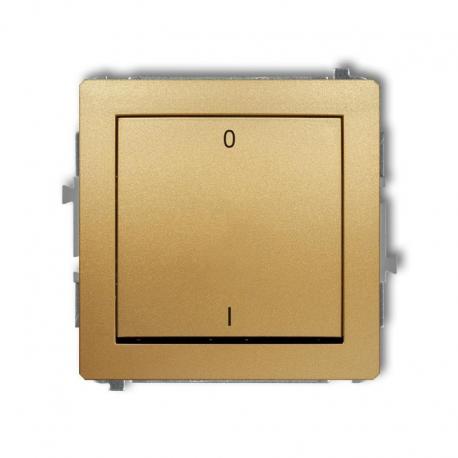 Karlik DECO Mechanizm łącznika dwubiegunowego złoty 29DWP-9