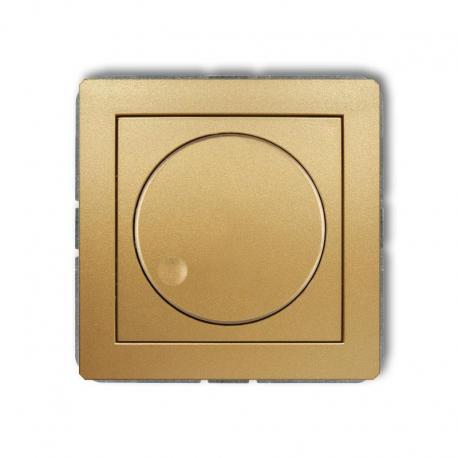 Karlik DECO Mechanizm elektronicznego regulatora oświetlenia przyciskowo-obrotowego złoty 29DRO-1