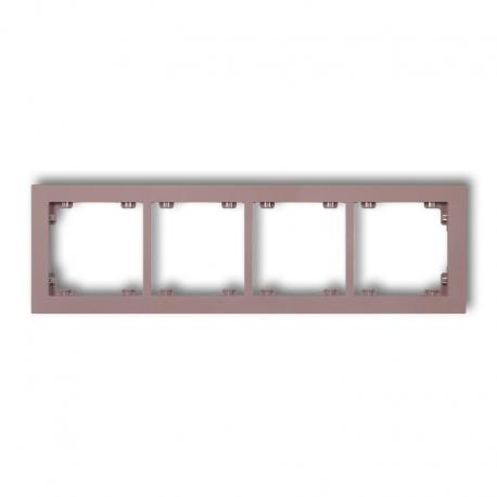 Karlik DECO Ramka uniwersalna podczwórna z tworzywa DECO Pastel Matt lawendowy 42DR-4