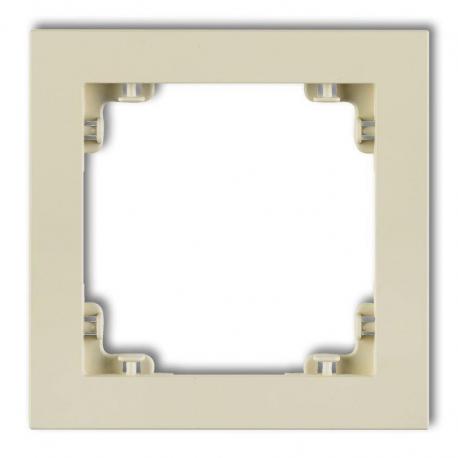 Karlik DECO Ramka uniwersalna pojedyncza z tworzywa DECO Pastel Matt orzech ziemny 44DR-1