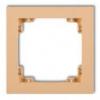 Karlik DECO Ramka uniwersalna pojedyncza z tworzywa DECO Pastel Matt brzoskwiniowy 45DR-1