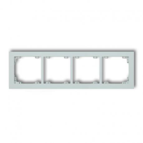 Karlik DECO Ramka uniwersalna podczwórna z tworzywa DECO Pastel Matt lodowy błękit 47DR-4