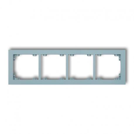 Karlik DECO Ramka uniwersalna podczwórna z tworzywa DECO Pastel Matt lazurowy 48DR-4