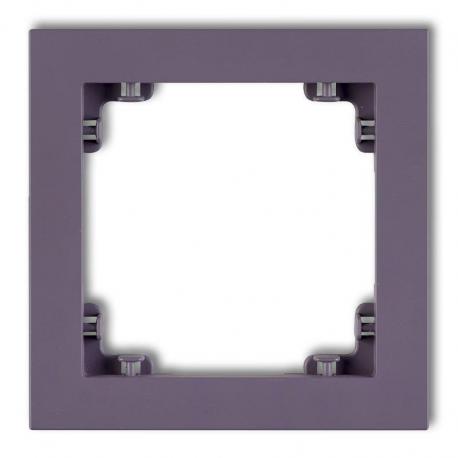Karlik DECO Ramka uniwersalna pojedyncza z tworzywa DECO Pastel Matt wrzosowy 50DR-1