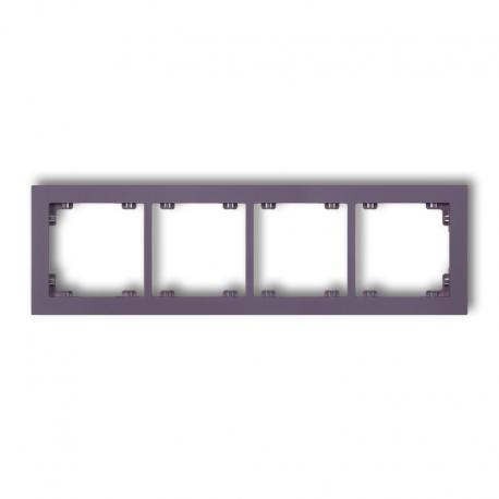 Karlik DECO Ramka uniwersalna podczwórna z tworzywa DECO Pastel Matt wrzosowy 50DR-4
