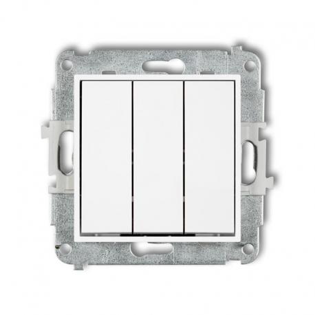 Karlik MINI Mechanizm łącznika potrójnego biały MWP-7