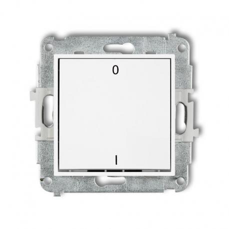 Karlik MINI Mechanizm łącznika dwubiegunowego biały MWP-9