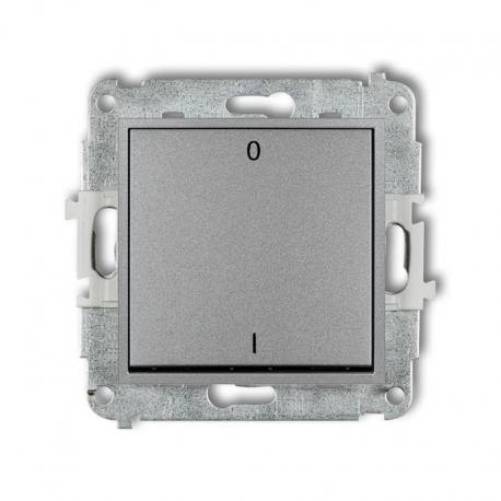 Karlik MINI Mechanizm łącznika dwubiegunowego srebrny metalik 7MWP-9