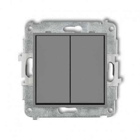 Karlik MINI Mechanizm łącznika świecznikowego szary mat 27MWP-2