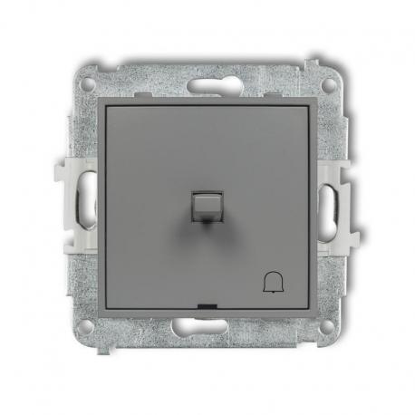 Karlik MINI Mechanizm łącznika zwierny dzwonek w stylu amerykańskim szary mat 27MWPUS-4