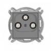 Karlik MINI Mechanizm gniazda multimedialnego 3F DATA (UPC) szary mat 27MGMU