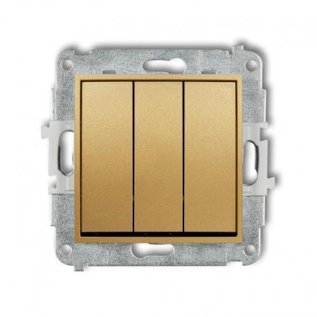 Karlik MINI Mechanizm łącznika potrójnego złoty 29MWP-7