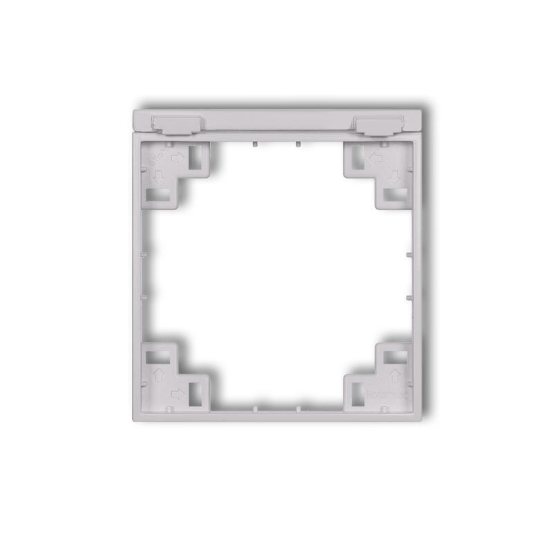 Karlik Ramka pośrednia do gniazda bryzgoszczelnego z uziemineiem SCHUKO liliowy 41MRPB-1s