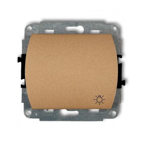 Karlik TREND Mechanizm łącznika zwierny światło złoty metalik 8WP-5