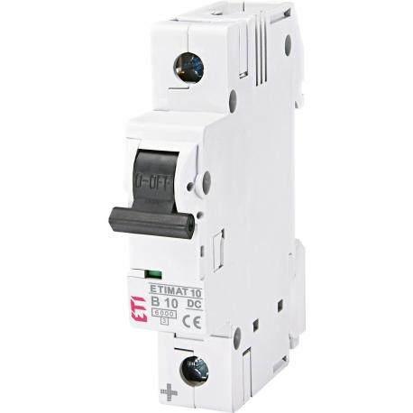 Eti Polam Wyłącznik nadprądowy DC Etimat 10-DC 1p B10 6kA 002127714