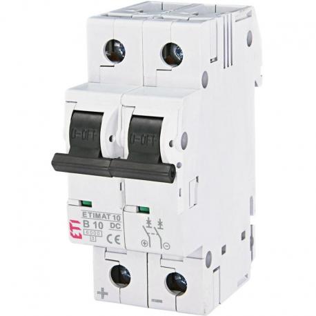 Eti Polam Wyłącznik nadprądowy DC Etimat 10-DC 2p B10 6kA 002128714