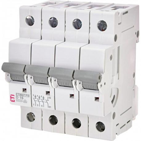 Eti Polam Wyłącznik nadprądowy Etimat P10 3p+N D16 271642107