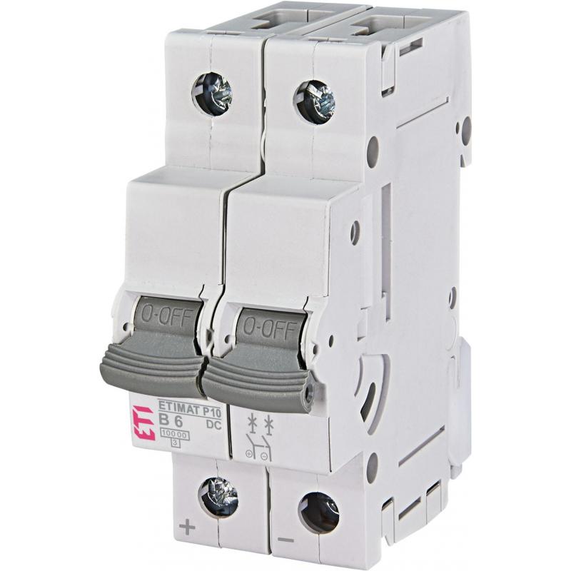 Eti Polam Wyłącznik nadprądowy DC Etimat P10-DC 2p B6 260620103