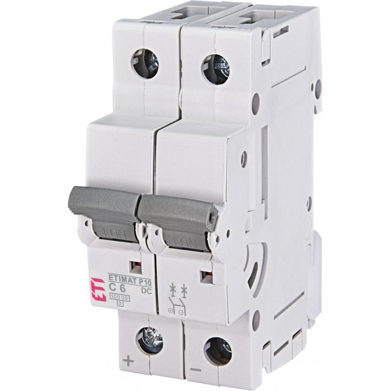 Eti Polam Wyłącznik nadprądowy DC Etimat P10-DC 2p C6 260621104