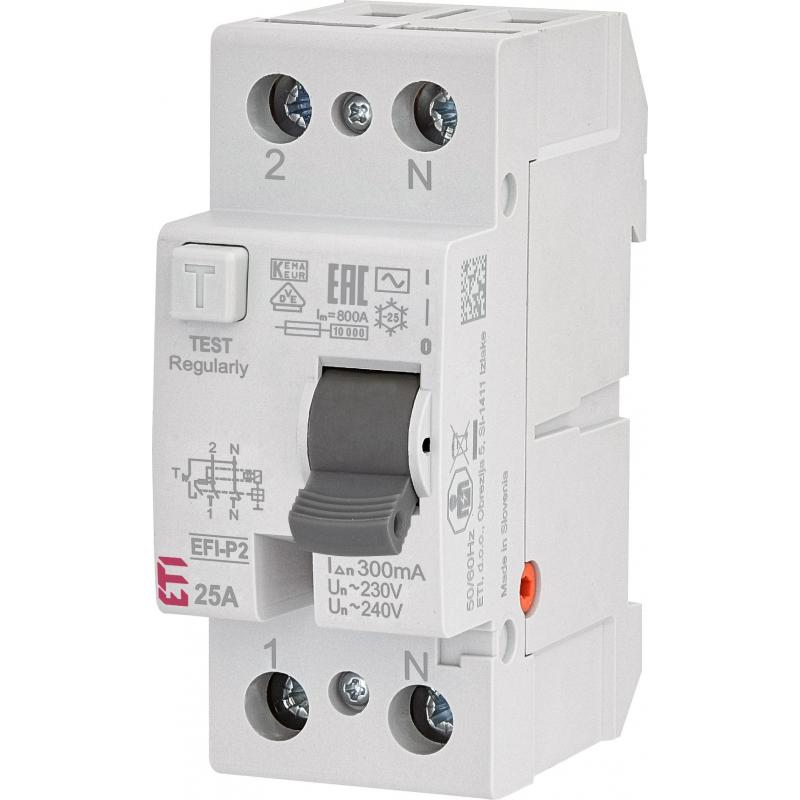 Eti Polam Wyłącznik różnicowoprądowy EFI-P2 AC 25/0.3 002061231