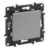Legrand NILOE STEP Aluminium, łącznik jednobiegunowy 10 AX 863301