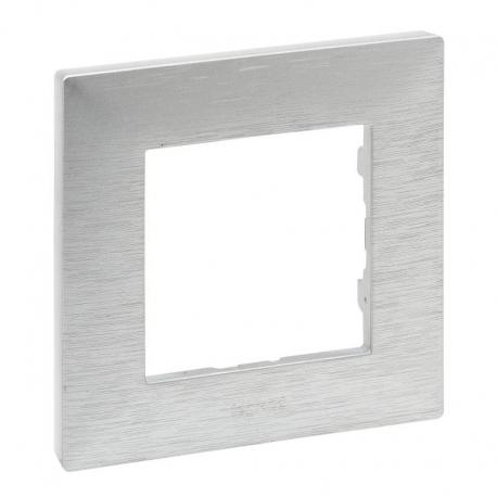 Legrand NILOE STEP, Aluminium szczotkowane, ramka 1x pojedyncza 863891