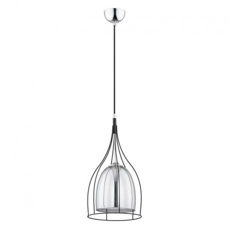 Adele 1P E27, lampa wisząca, max. 60W, czarna