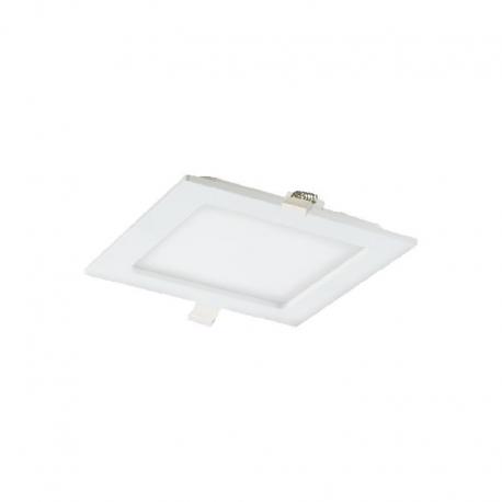 AKMAN LED 12W, oprawa downlight, podtynkowa, kwadratowa, 800lm, 3000K, biała, wbudowany zasilacz LED