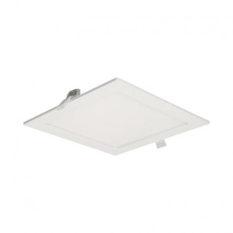 AKMAN LED 18W, oprawa downlight, podtynkowa, kwadratowa, 1600lm, 4000K, biała, wbudowany zasilacz LED