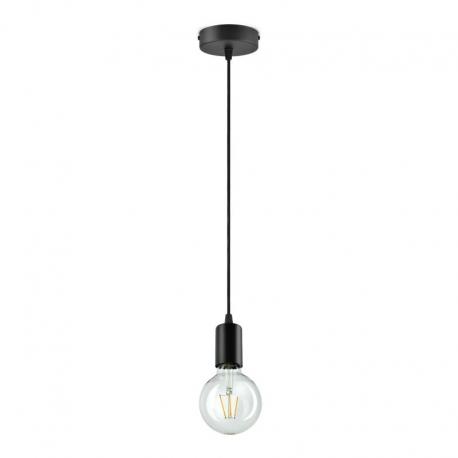 Balbu 1P E27, lampa wisząca, max. 60W, czarna