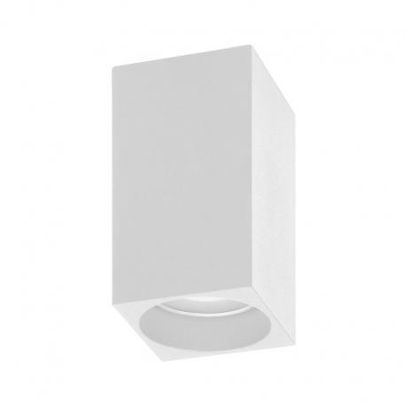BARBRA DLS GU10 downlight max 50W, IP20, kwadrat, biały, aluminium